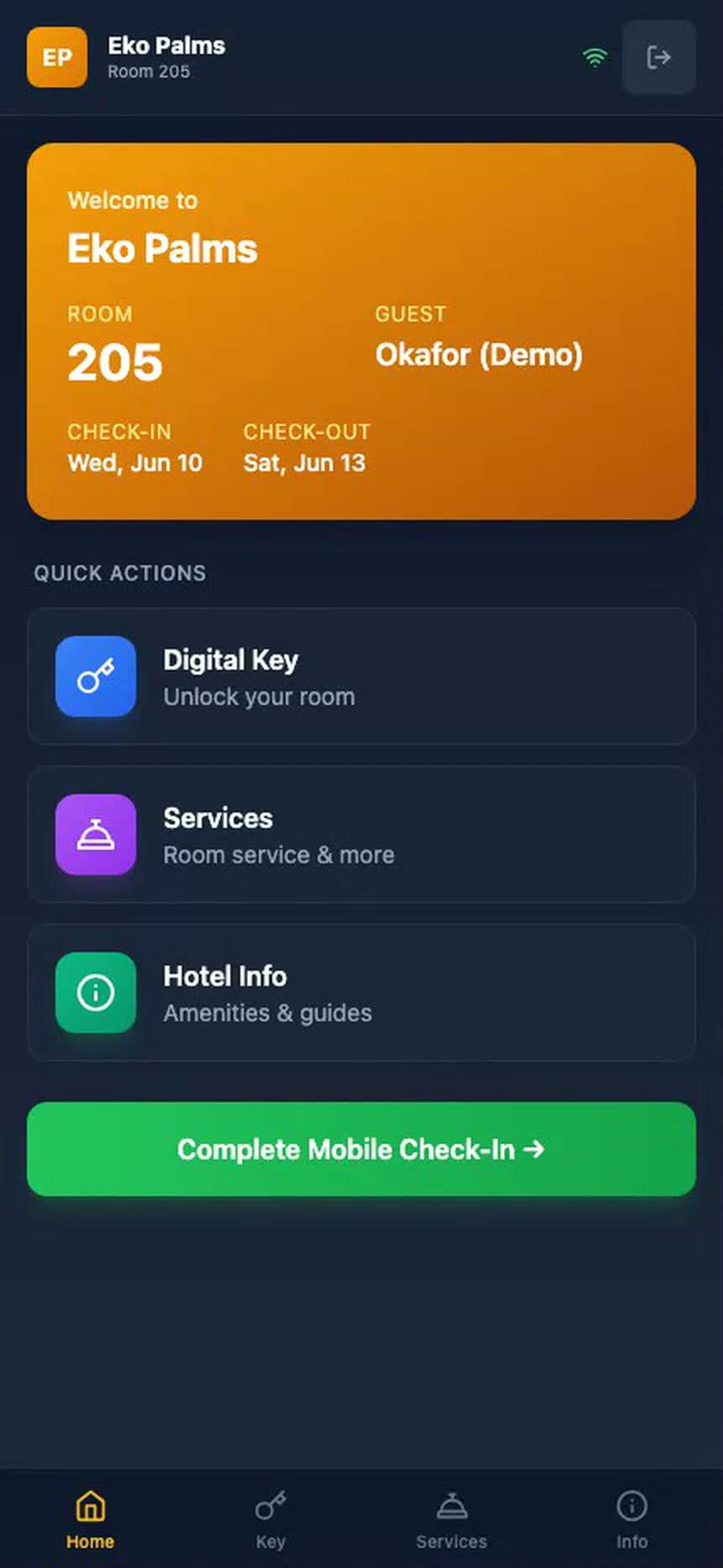 StayValor mobile guest experience connected to hotel reservations